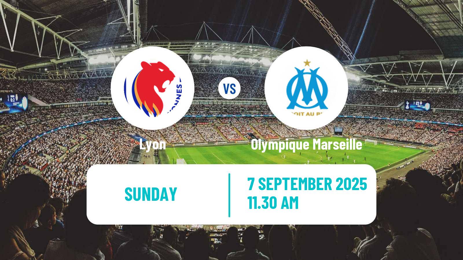 Football French Division 1 Women Lyon - Olympique Marseille