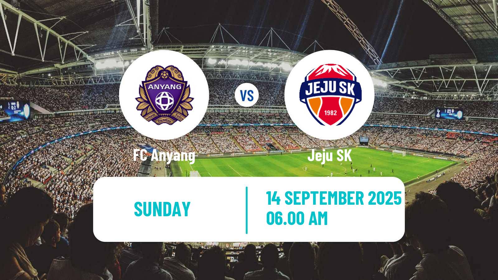 Football South Korean K-League 1 Anyang - Jeju