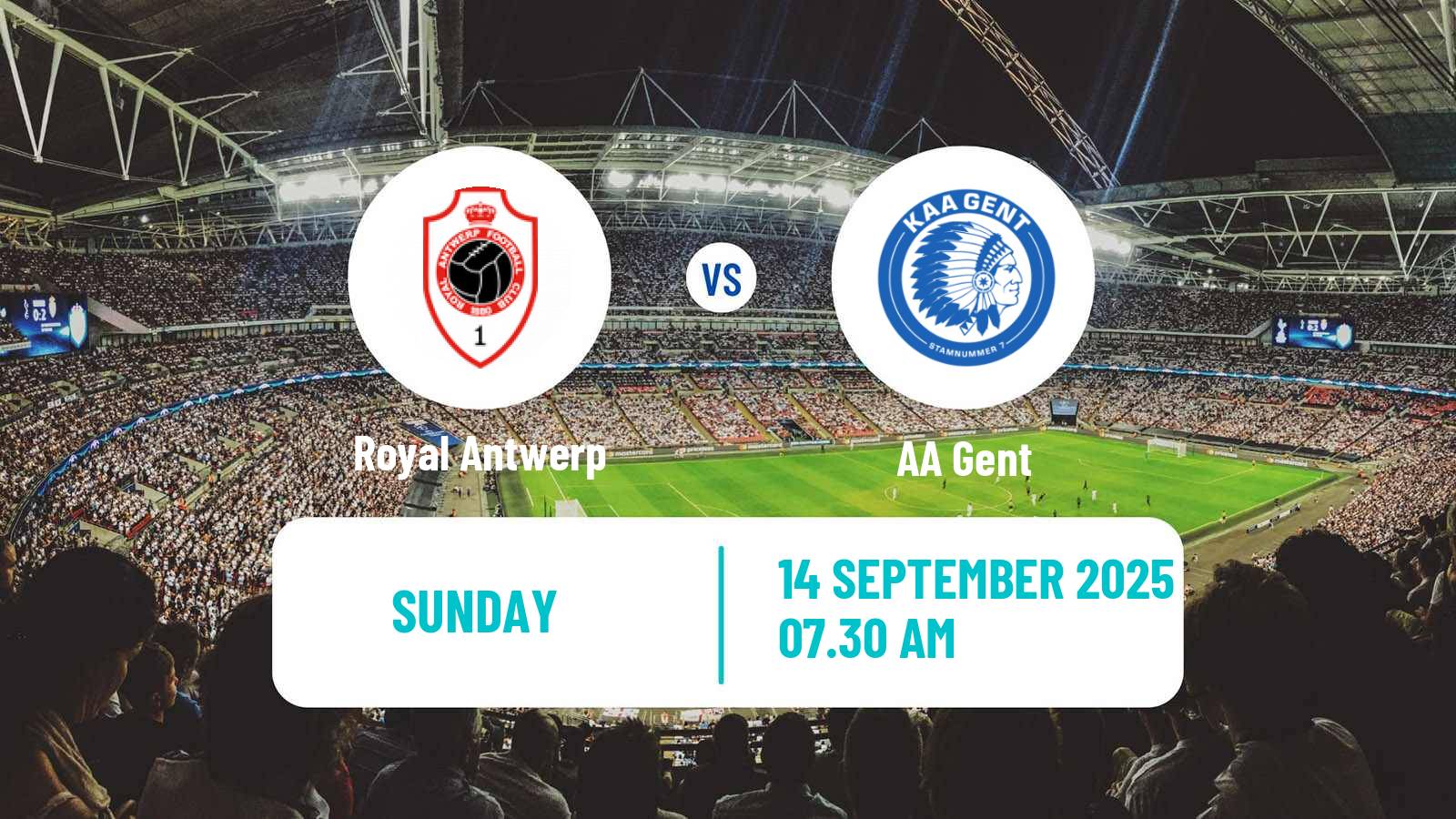 Football Belgian Jupiler Pro League Royal Antwerp - Gent