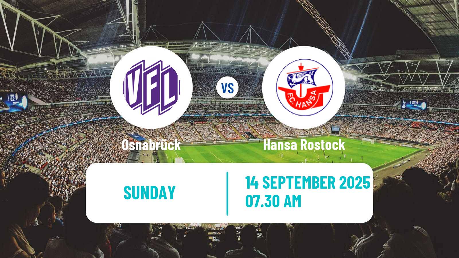 Football German 3 Bundesliga Osnabrück - Hansa Rostock