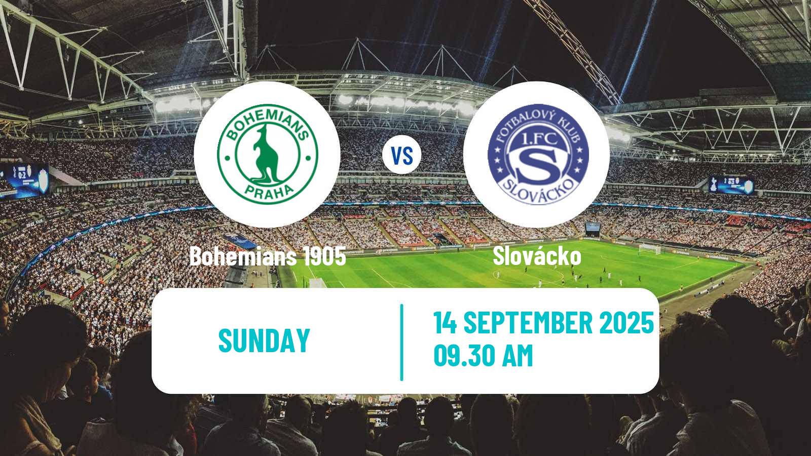 Football Czech 1 Liga Bohemians 1905 - Slovácko