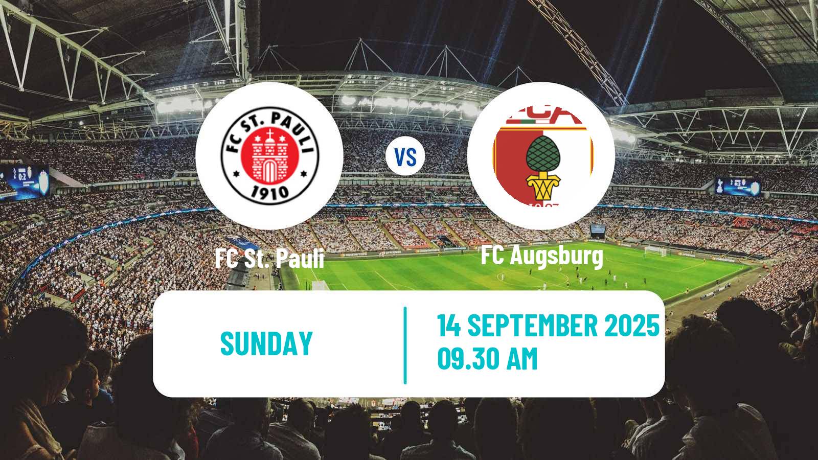 Football German Bundesliga St. Pauli - Augsburg
