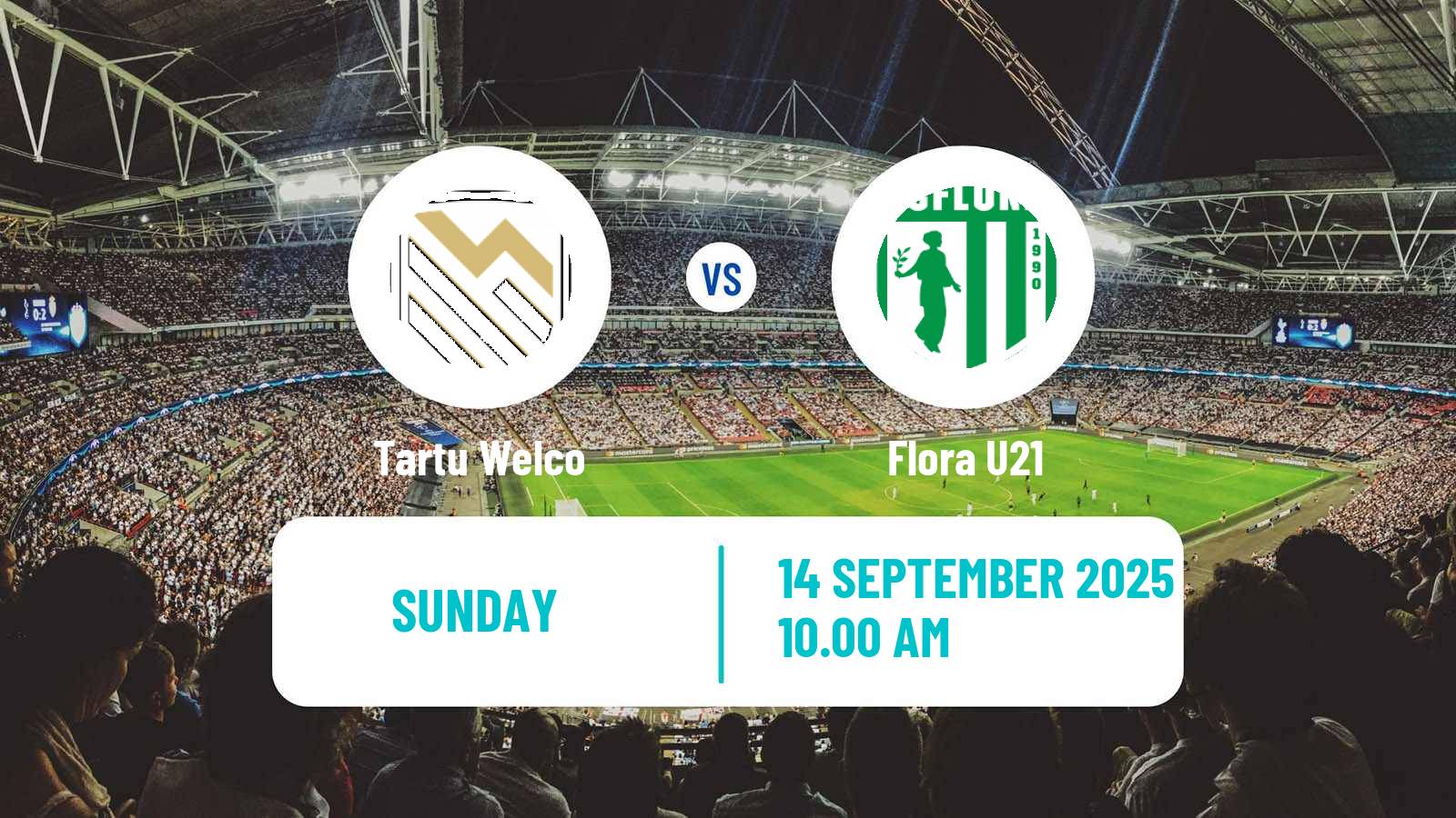 Football Estonian Esiliiga Tartu Welco - Flora U21