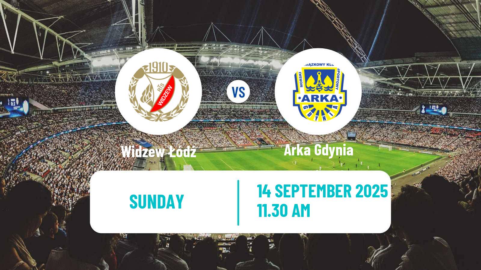 Football Polish Ekstraklasa Widzew Łódź - Arka Gdynia