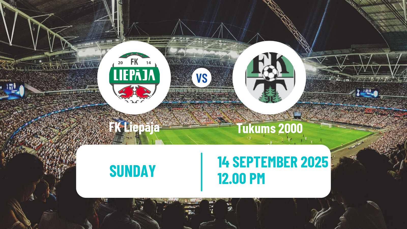 Football Latvian Virsliga Liepāja - Tukums 2000