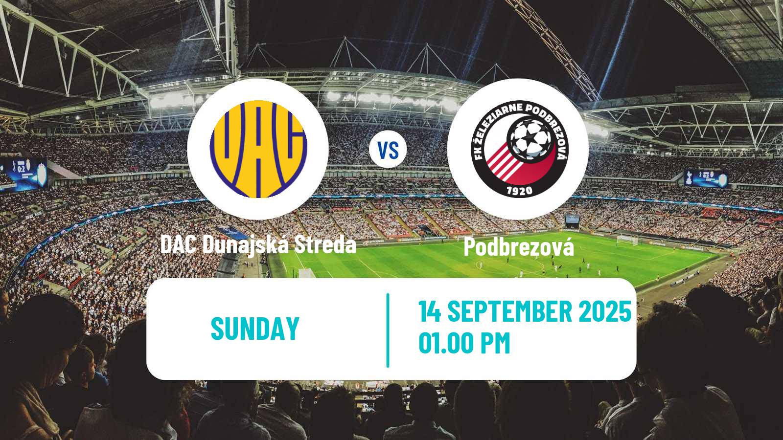 Football Slovak Superliga DAC Dunajská Streda - Podbrezová