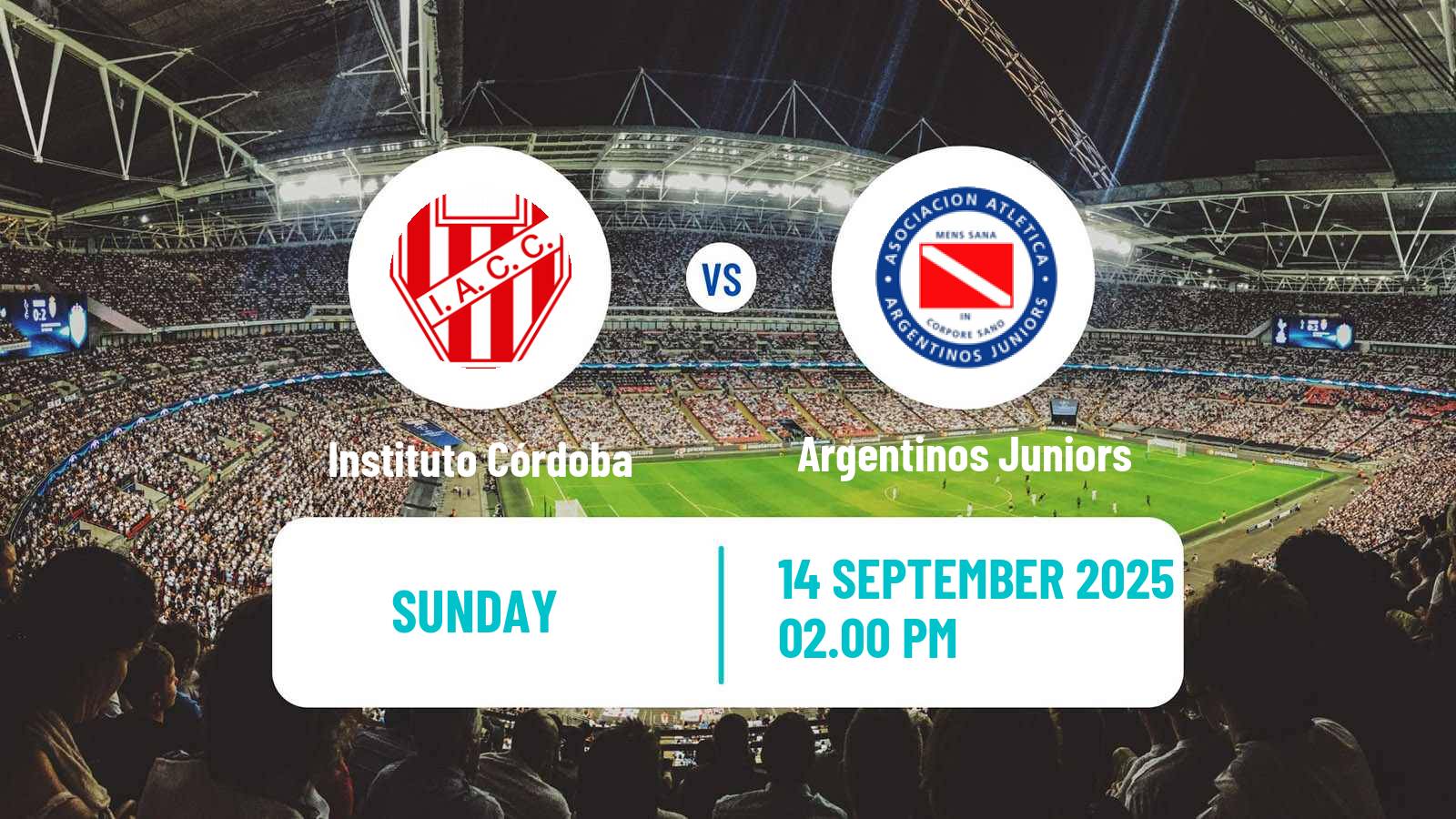 Football Argentinian Liga Profesional Instituto Córdoba - Argentinos Juniors