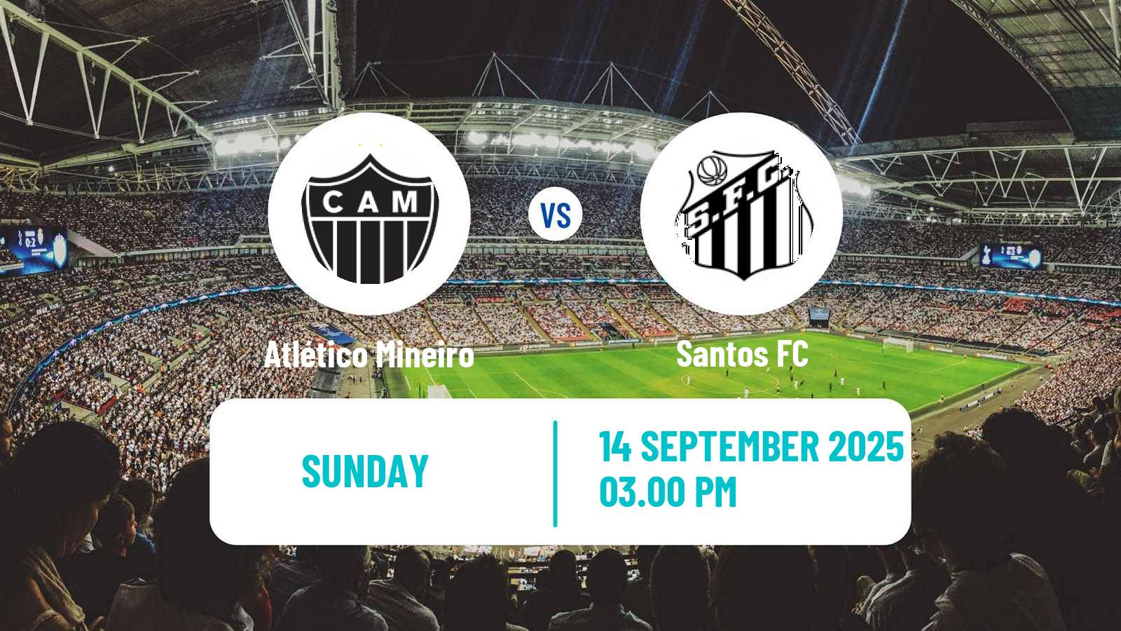 Football Brazilian Serie A Atlético Mineiro - Santos