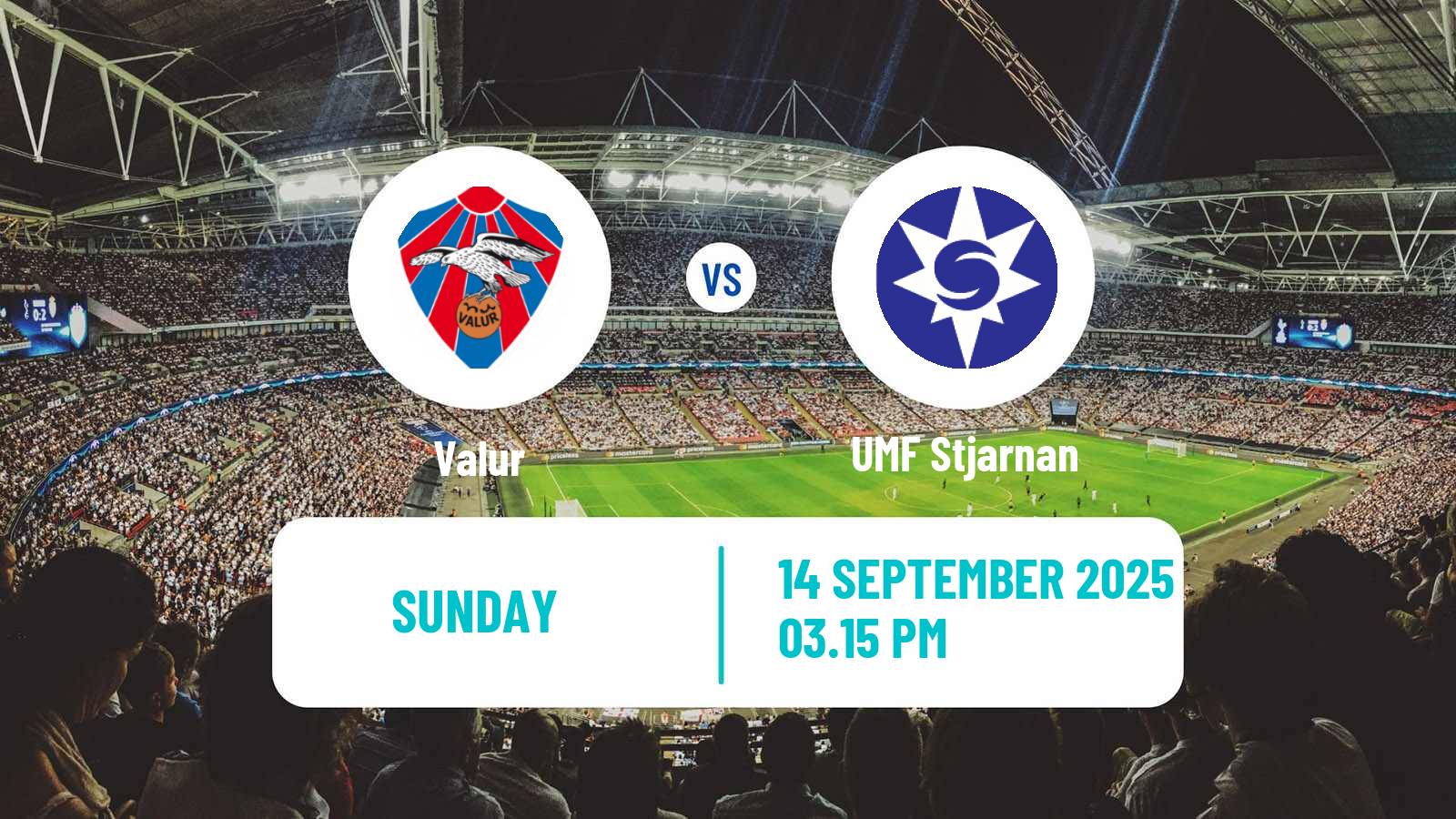Football Icelandic Besta-deild karla Valur - Stjarnan