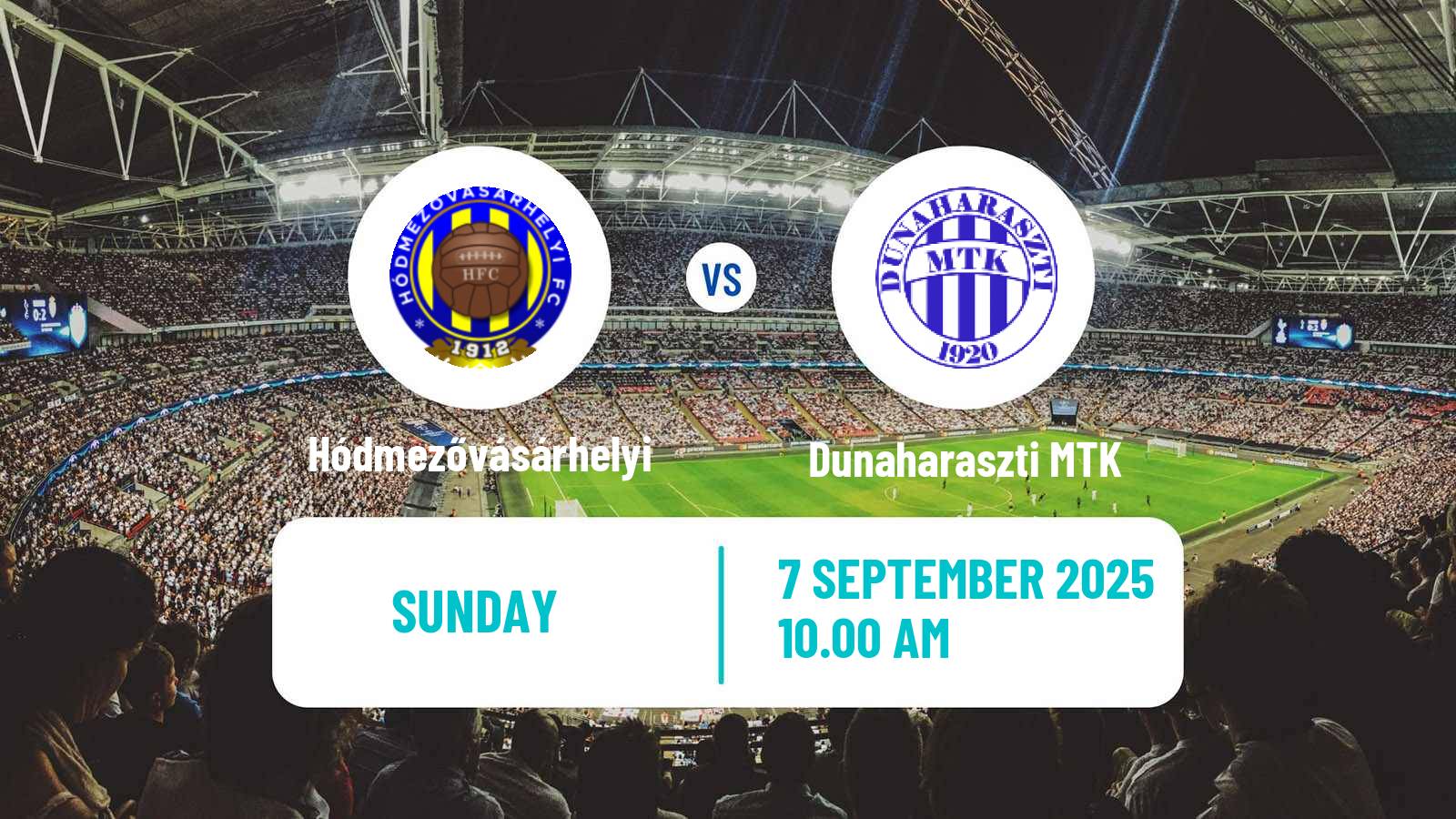 Football Hungarian NB III Southeast Hódmezővásárhelyi - Dunaharaszti MTK