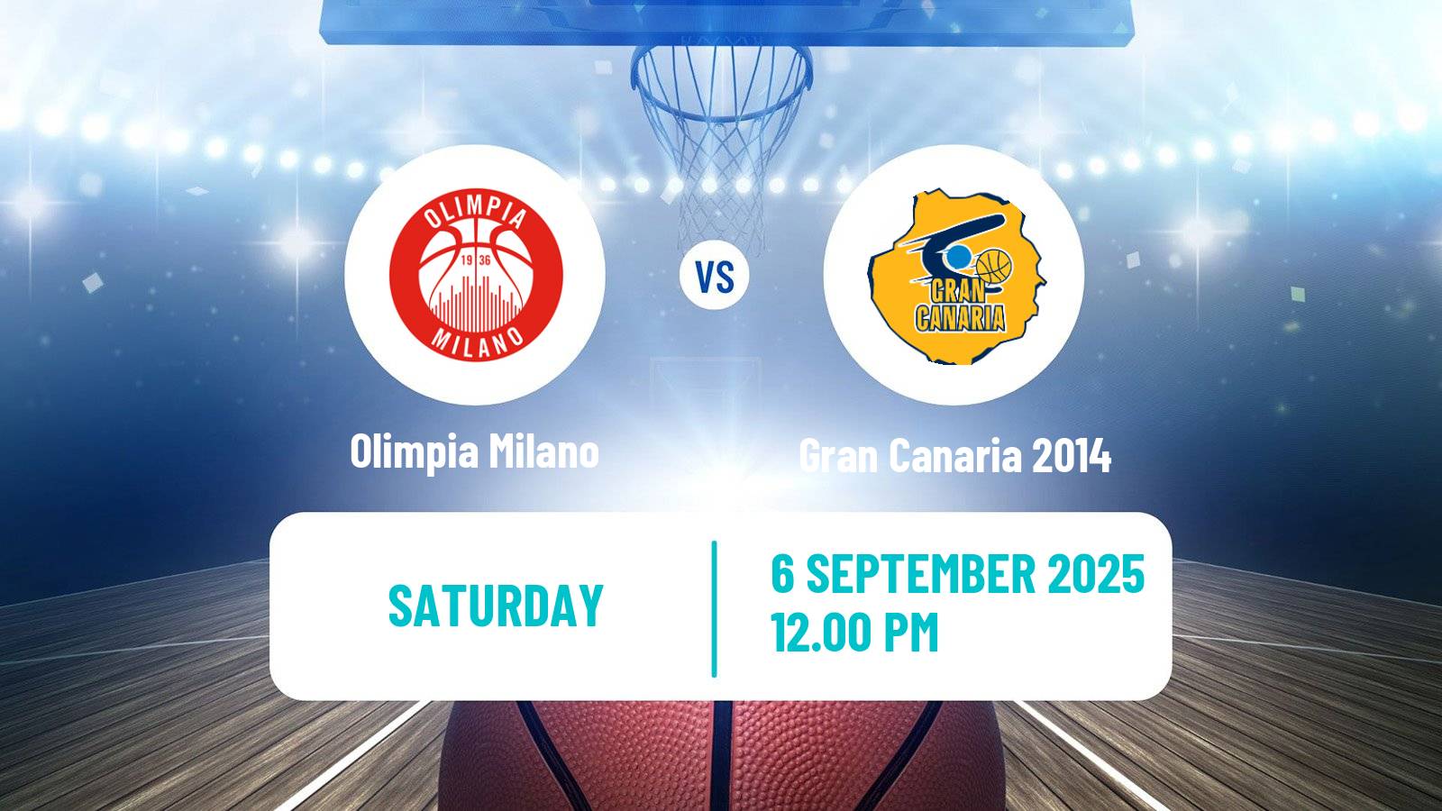 Basketball Club Friendly Basketball Olimpia Milano - Gran Canaria 2014