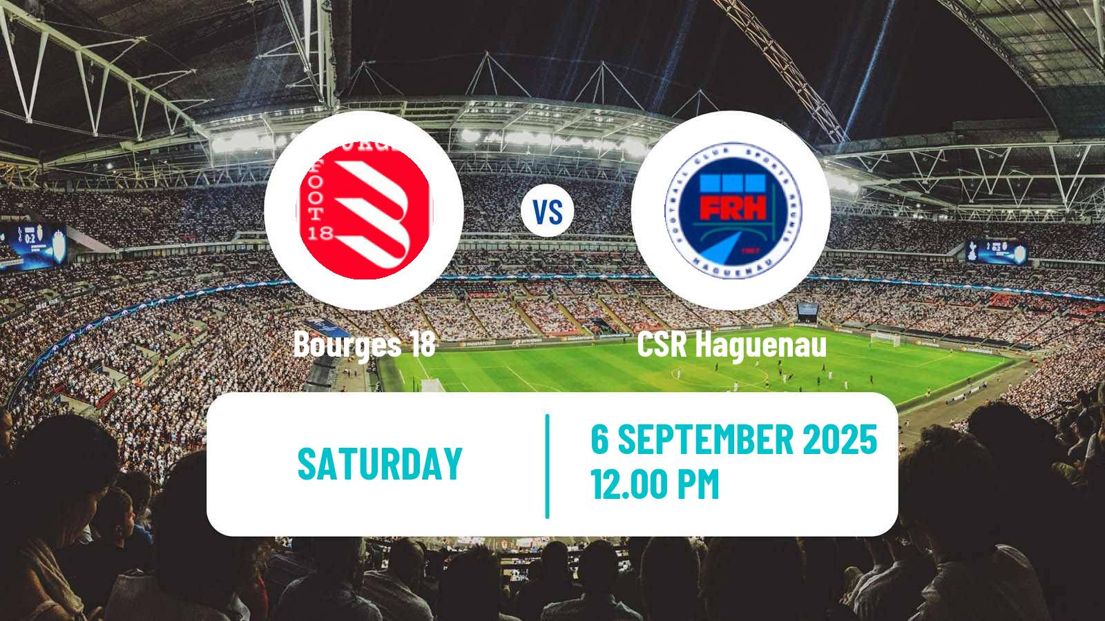 Football French National 2 - Group B Bourges 18 - Haguenau
