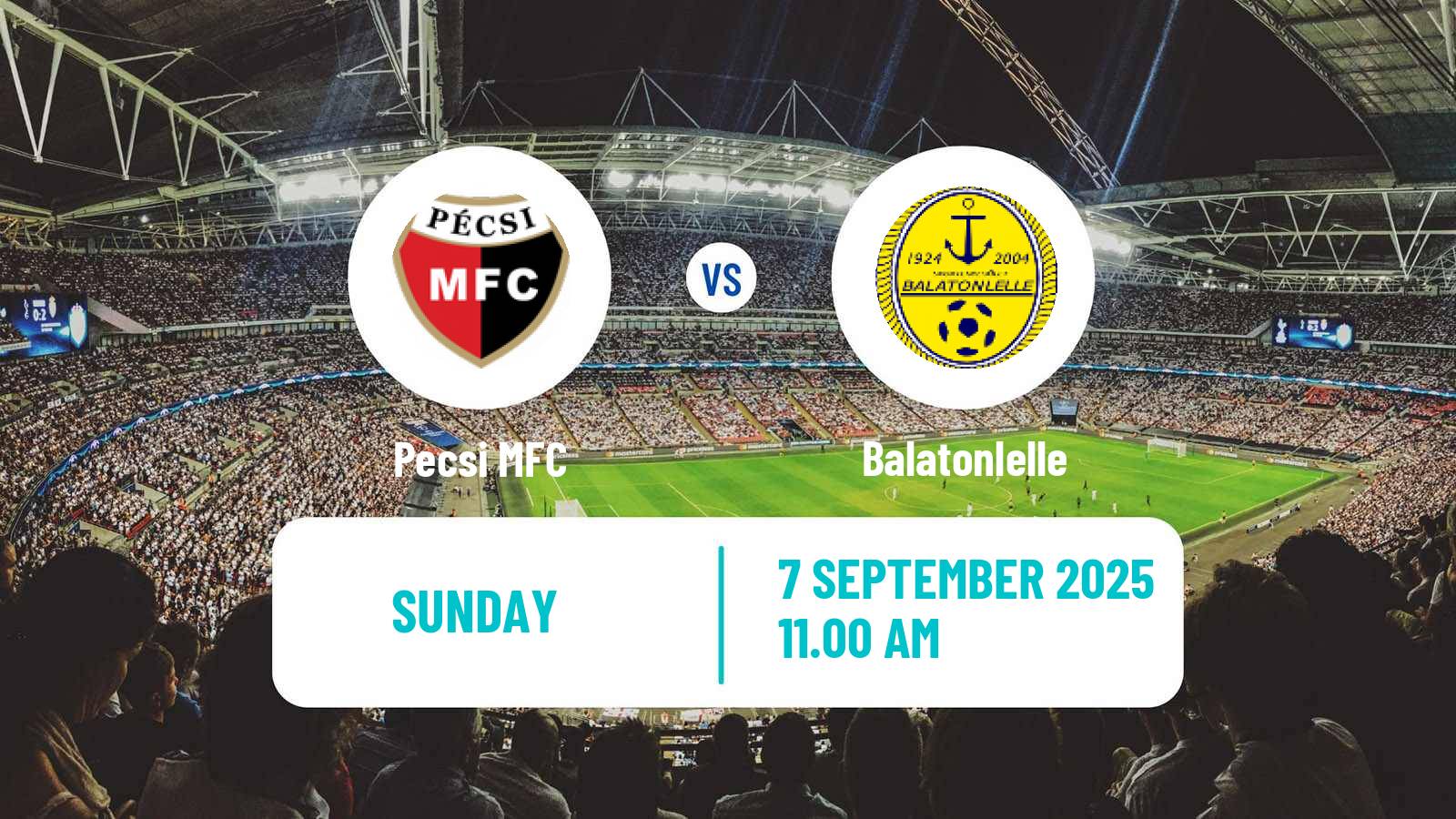 Football Hungarian NB III Southwest Pecsi - Balatonlelle