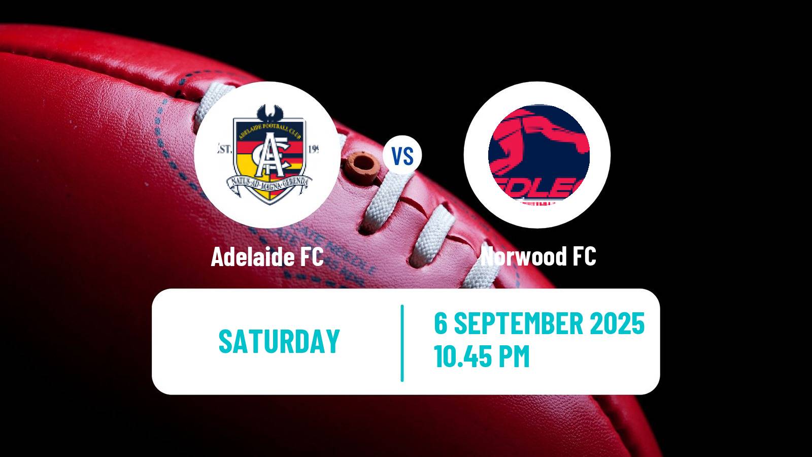 Aussie rules SANFL Adelaide - Norwood