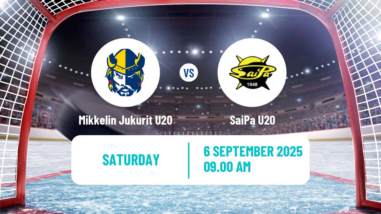Hockey Finnish SM-sarja U20 Mikkelin Jukurit U20 - SaiPa U20