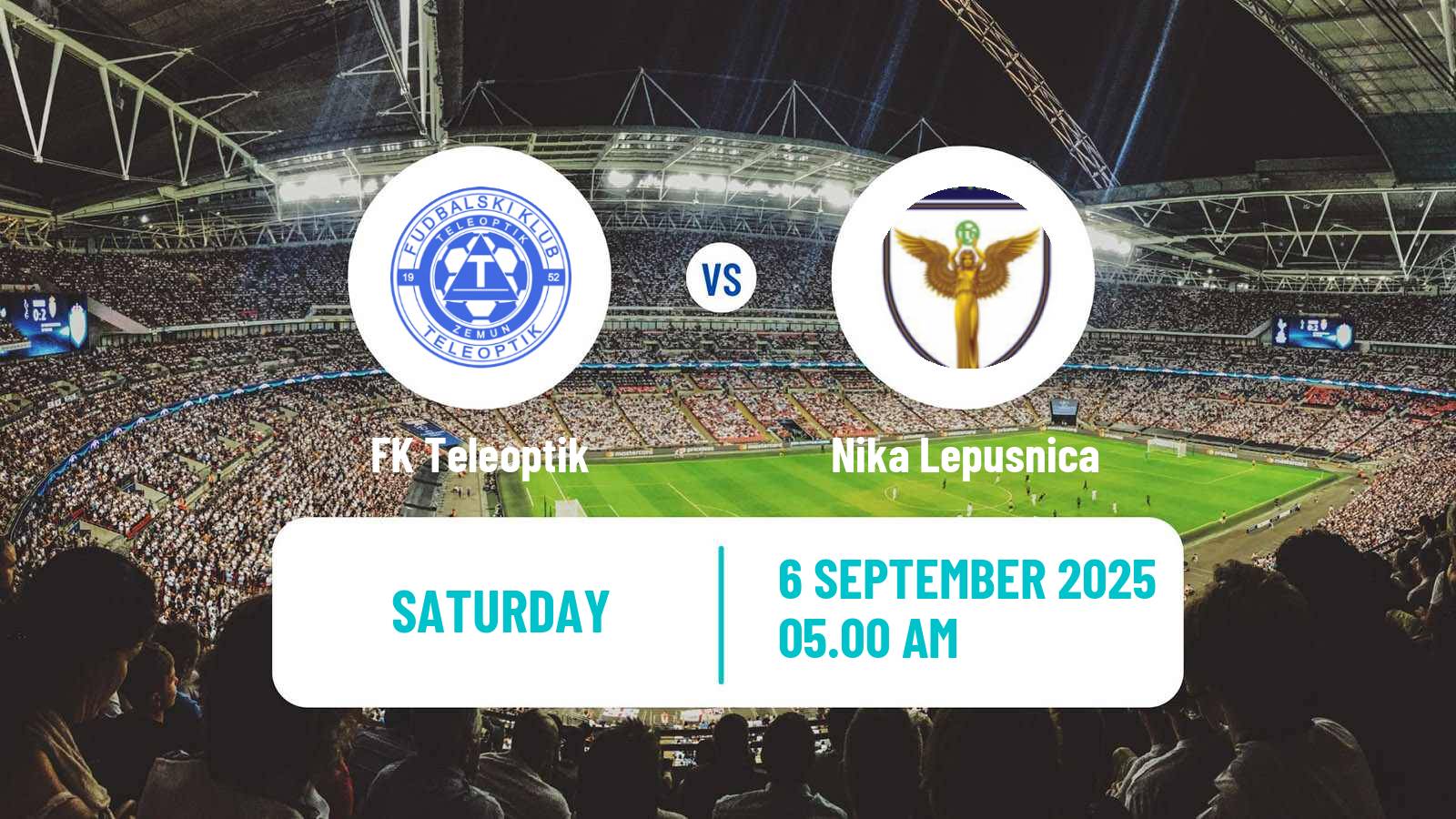 Football Serbian Srpska Liga - Belgrade Teleoptik - Nika Lepusnica