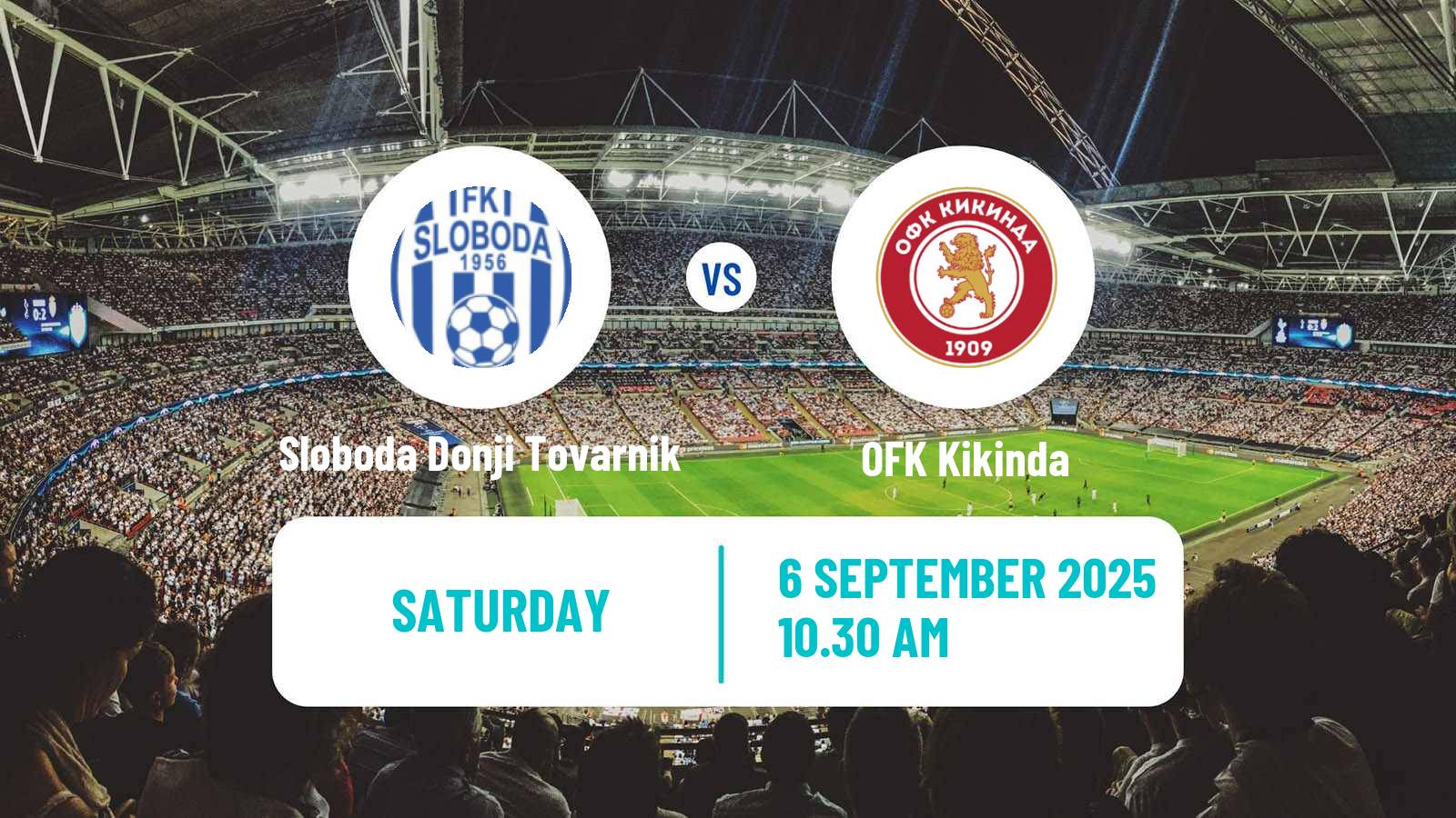 Football Serbian Srpska Liga - Vojvodina Sloboda Donji Tovarnik - Kikinda