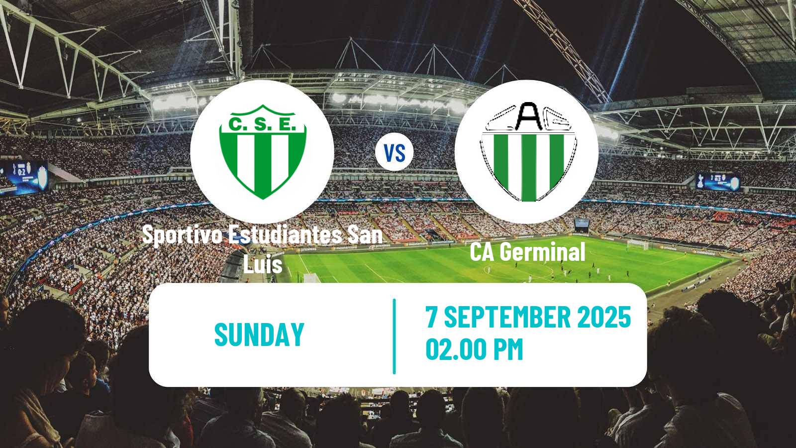 Football Argentinian Torneo Federal Sportivo Estudiantes San Luis - Germinal