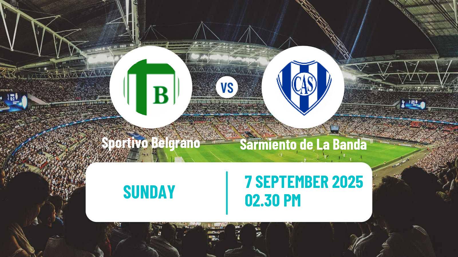 Football Argentinian Torneo Federal Sportivo Belgrano - Sarmiento de La Banda