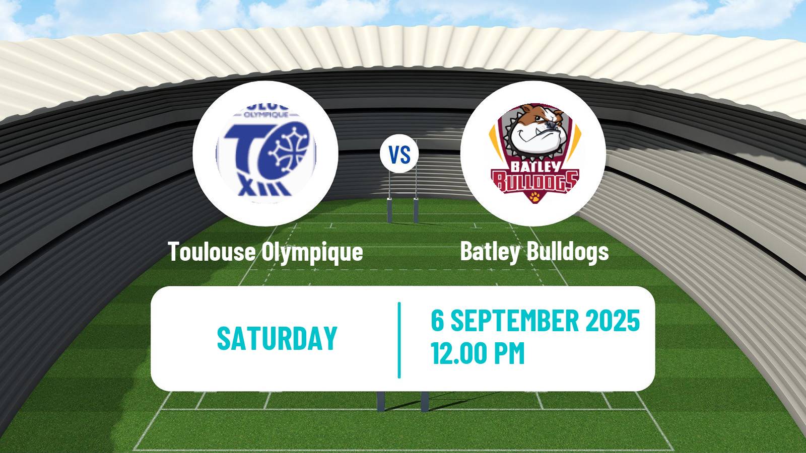 Rugby league English Championship Rugby League Toulouse Olympique - Batley Bulldogs