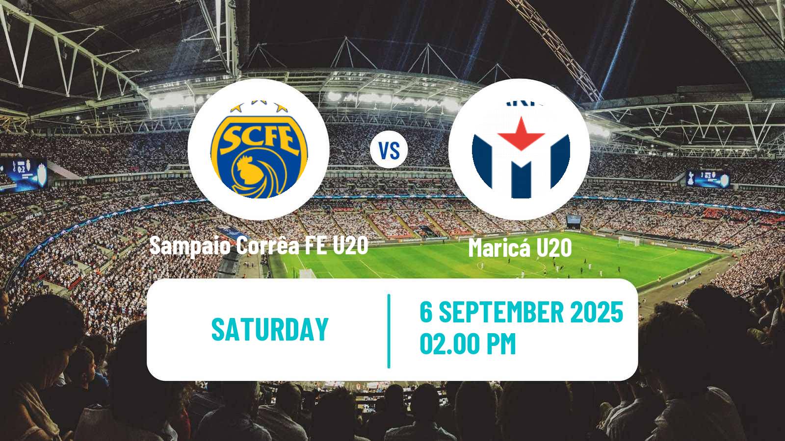 Football Brazilian Carioca U20 Sampaio Corrêa FE U20 - Maricá U20