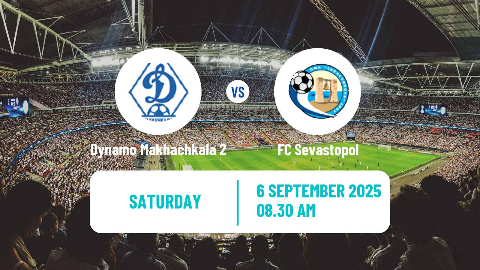 Football FNL 2 Division B Group 1 Dynamo Makhachkala 2 - FC Sevastopol