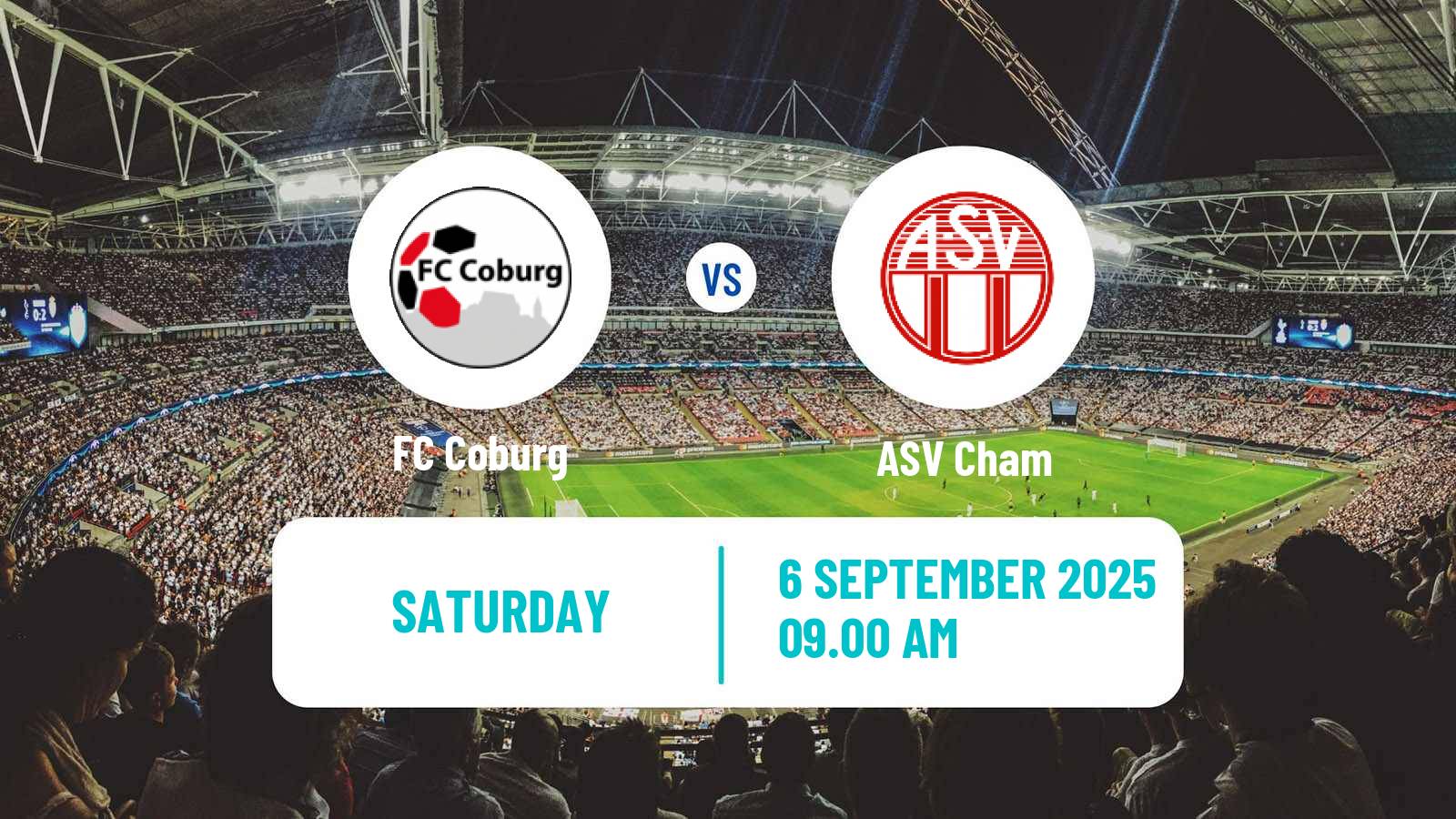 Football German Oberliga Bayern Nord Coburg - Cham