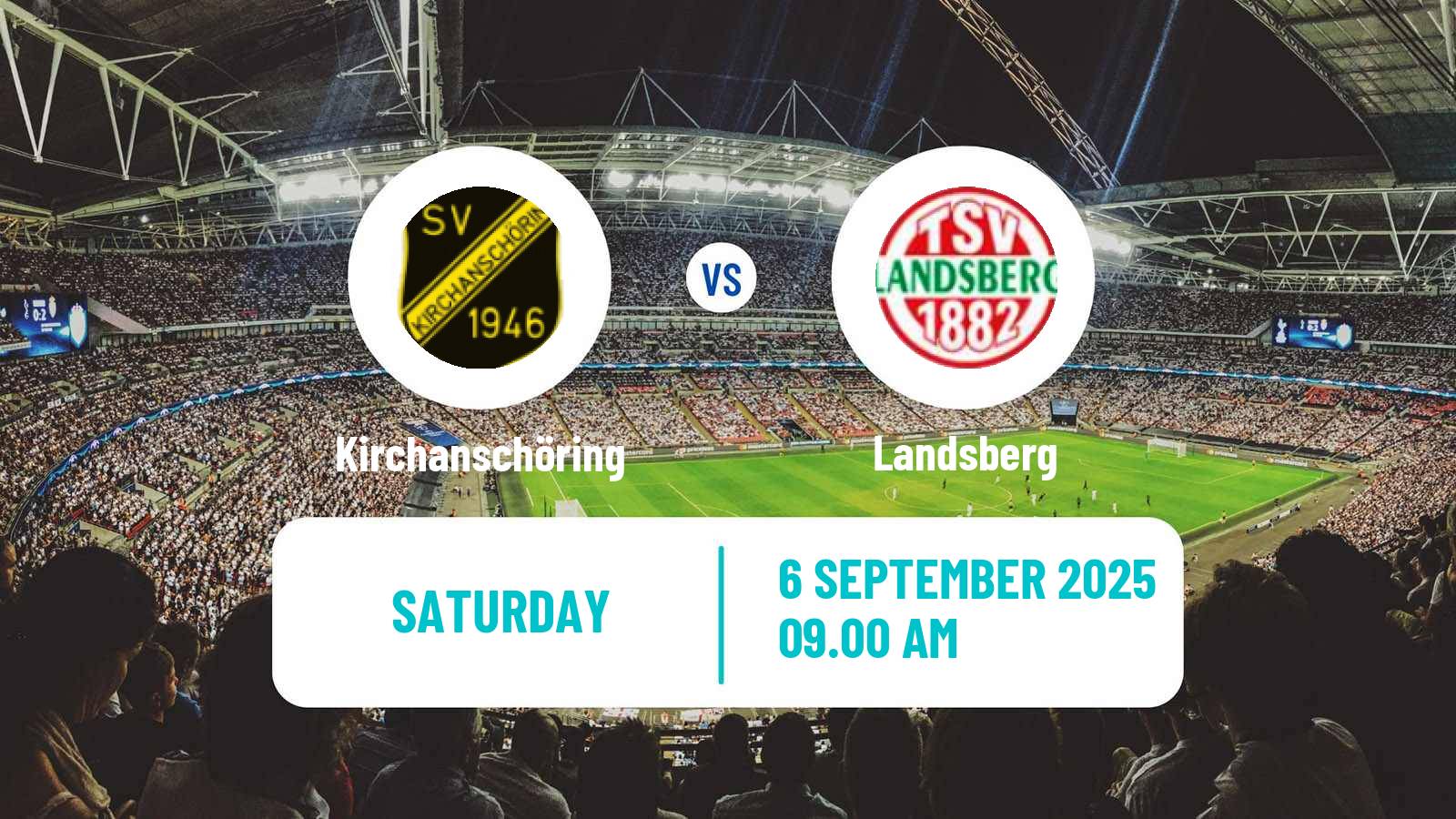 Football German Oberliga Bayern Süd Kirchanschöring - Landsberg