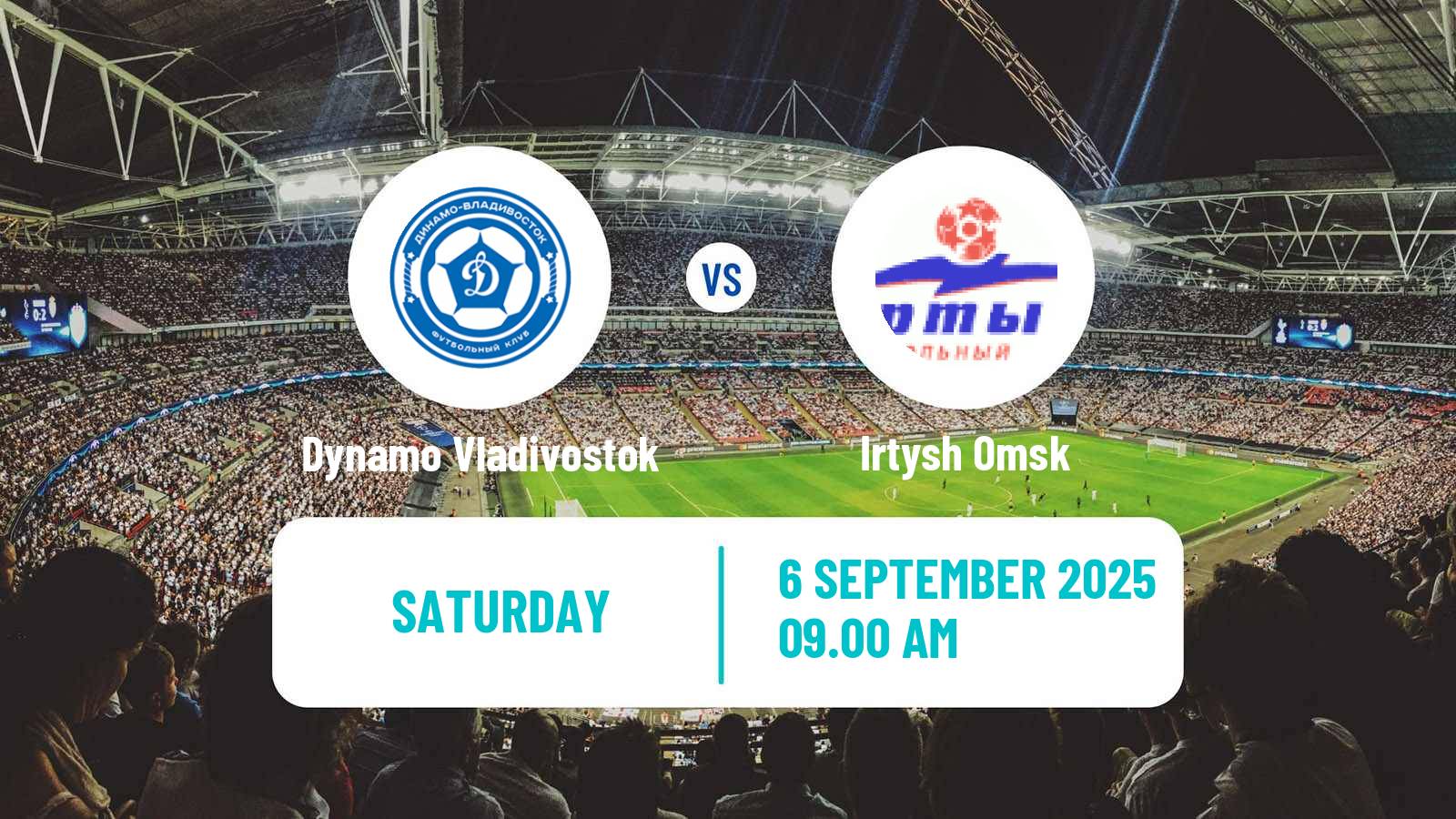 Football Russian FNL 2 Division A Silver Dynamo Vladivostok - Irtysh Omsk