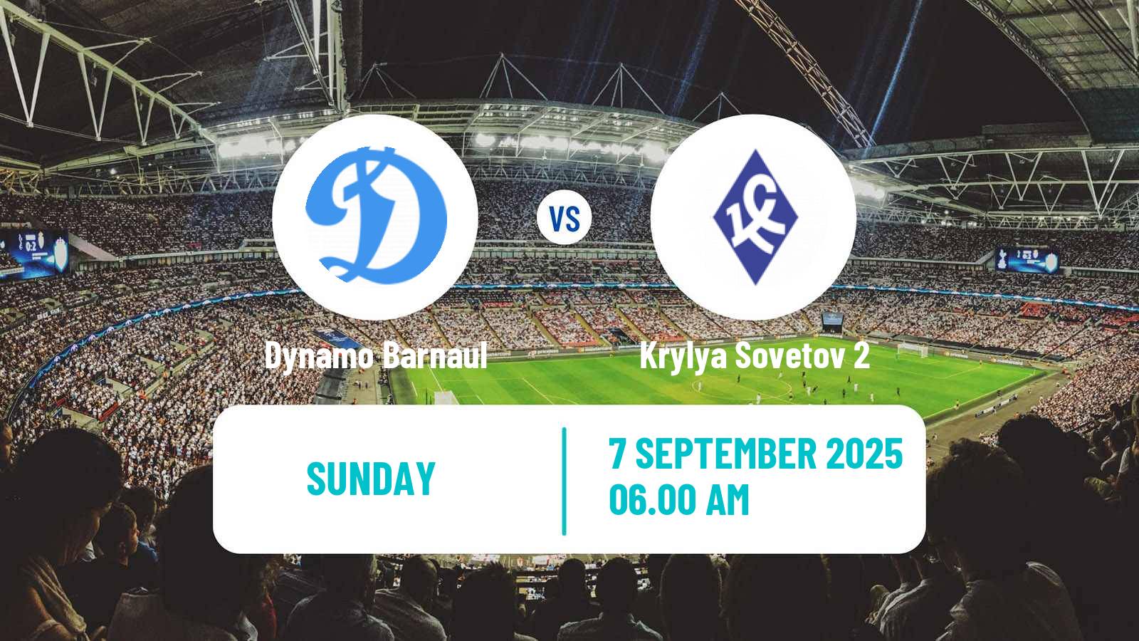 Football  FNL 2 Division B Group 4 Dynamo Barnaul - Krylya Sovetov 2