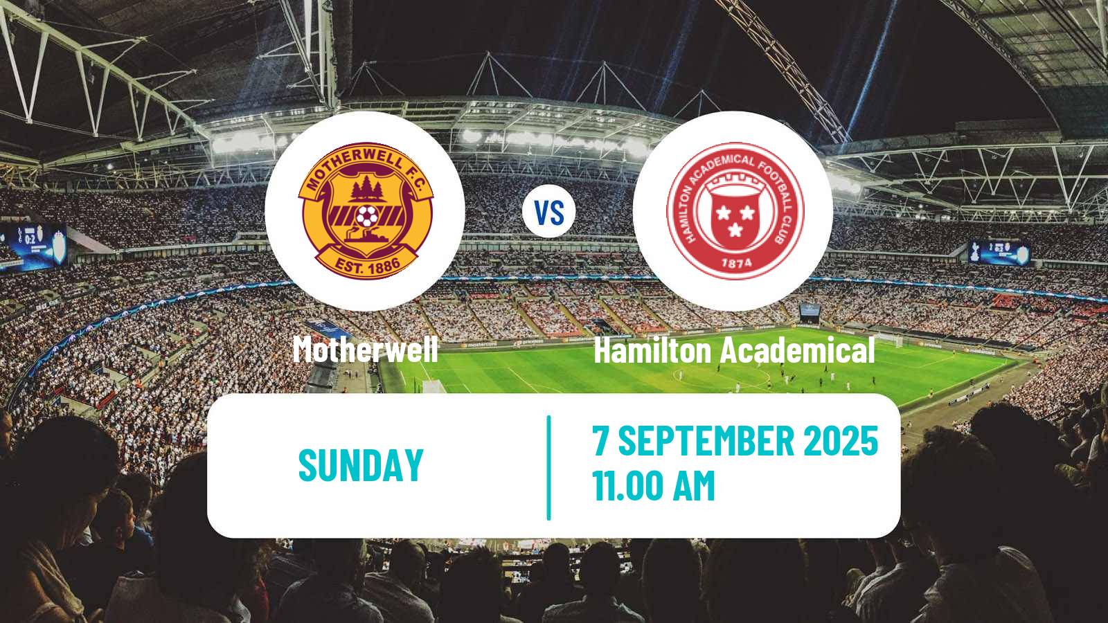 Football Scottish SWPL 1 Women Motherwell - Hamilton Academical