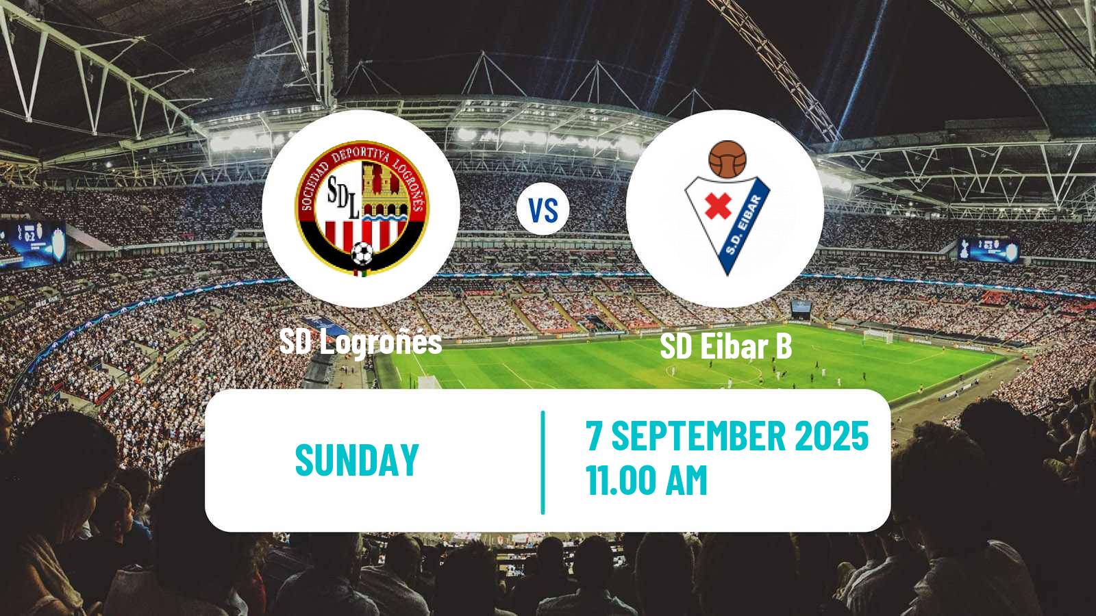 Football Spanish Segunda RFEF - Group 2 SD Logroñés - Eibar B