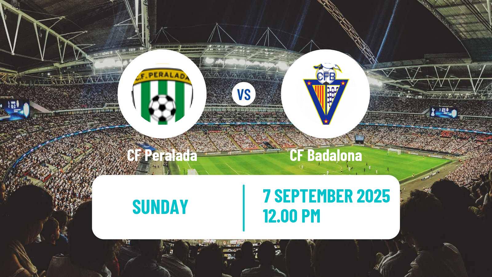 Football Spanish Tercera RFEF - Group 5 Peralada - Badalona