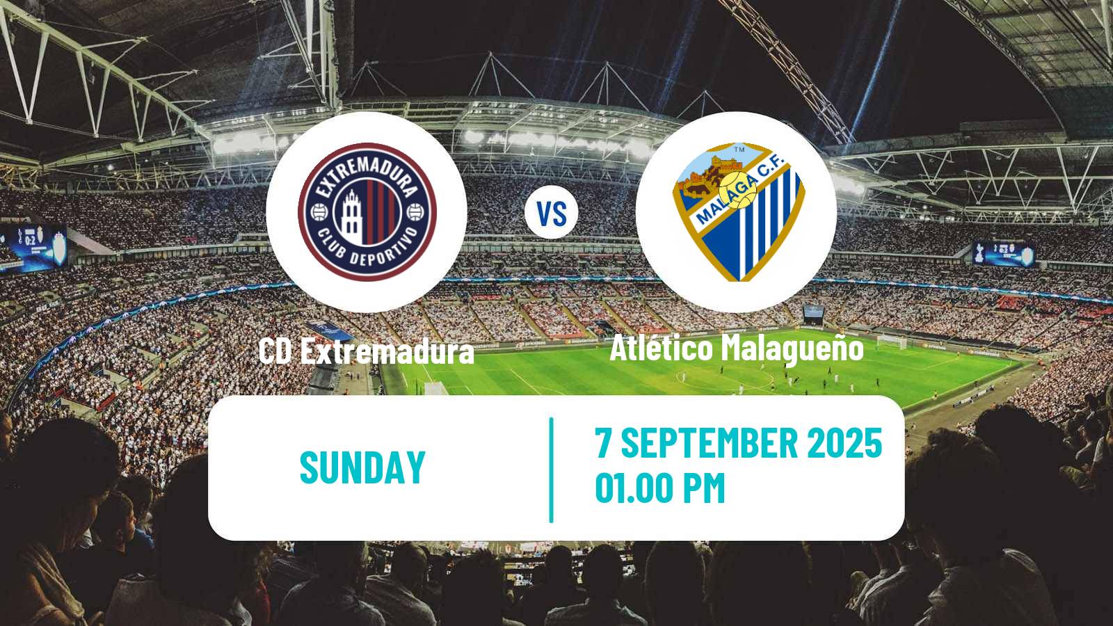 Football Spanish Segunda RFEF - Group 4 CD Extremadura - Atlético Malagueño