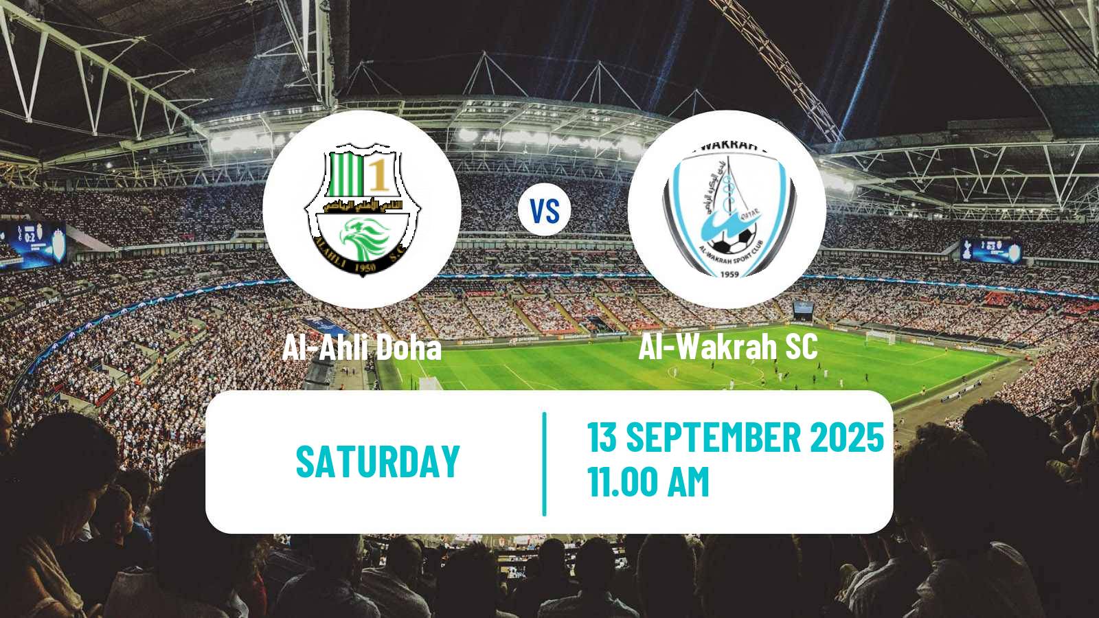 Football Qatar QSL Al-Ahli Doha - Al-Wakrah