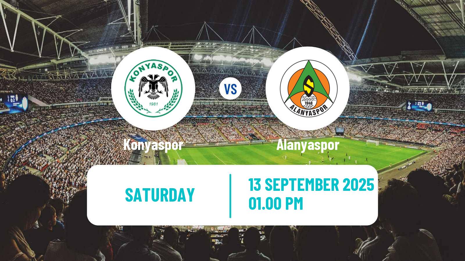 Football Turkish Super League Konyaspor - Alanyaspor