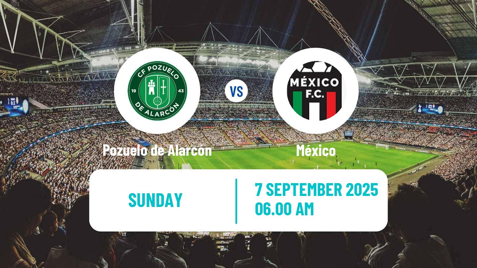 Football Spanish Tercera RFEF - Group 7 Pozuelo de Alarcón - México