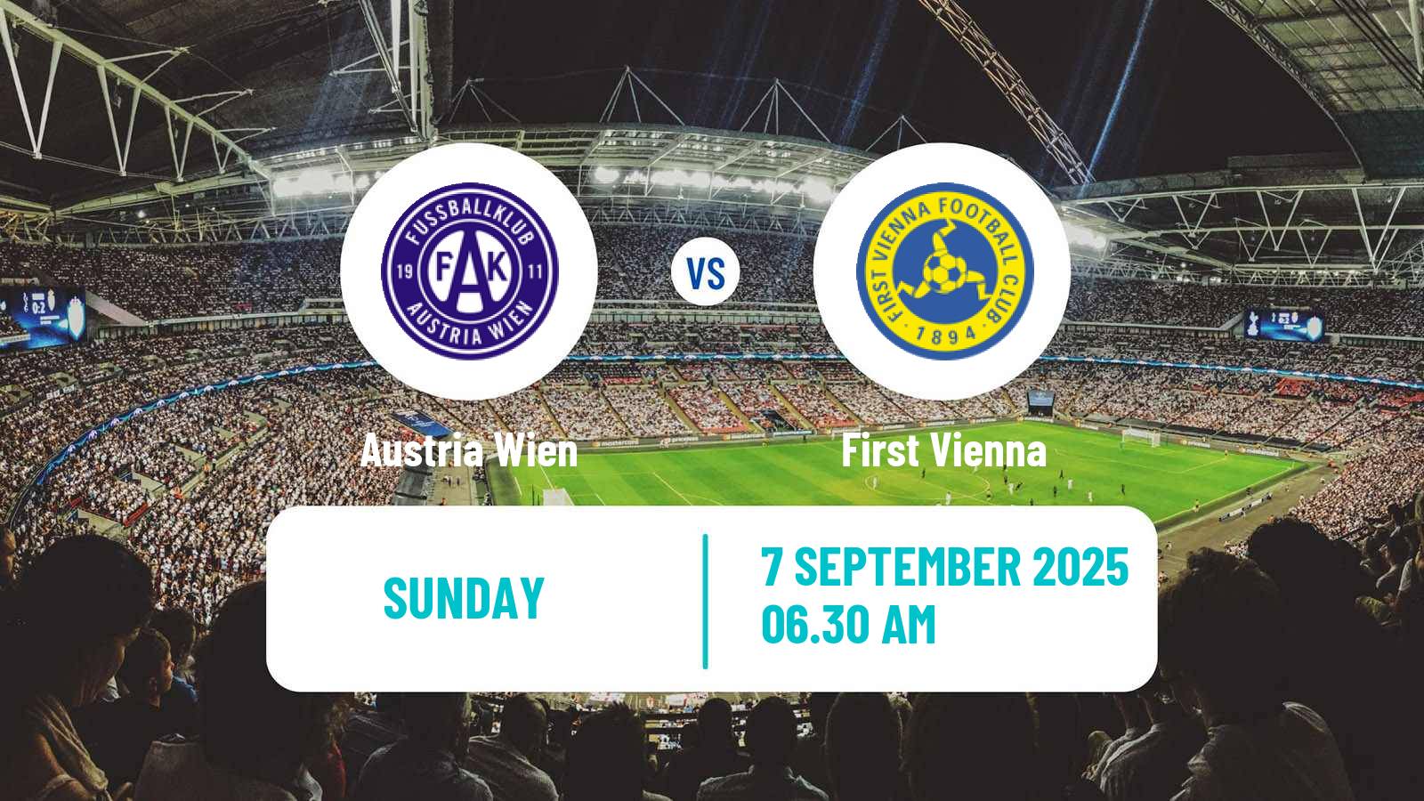 Football Austrian Bundesliga Women Austria Wien - First Vienna
