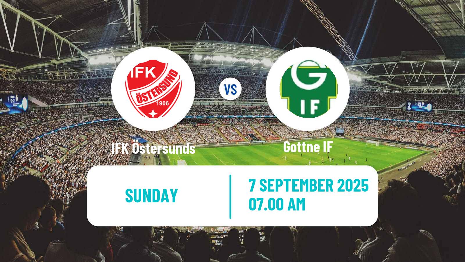 Football Swedish Division 2 - Norrland IFK Östersunds - Gottne