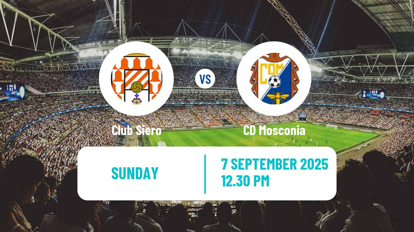 Football Spanish Tercera RFEF - Group 2 Club Siero - Mosconia