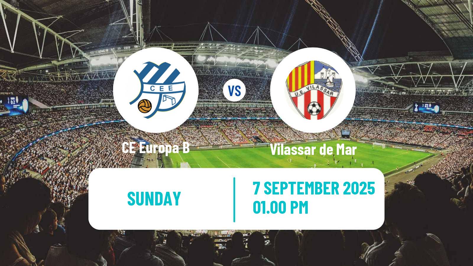Football Spanish Tercera RFEF - Group 5 CE Europa B - Vilassar de Mar