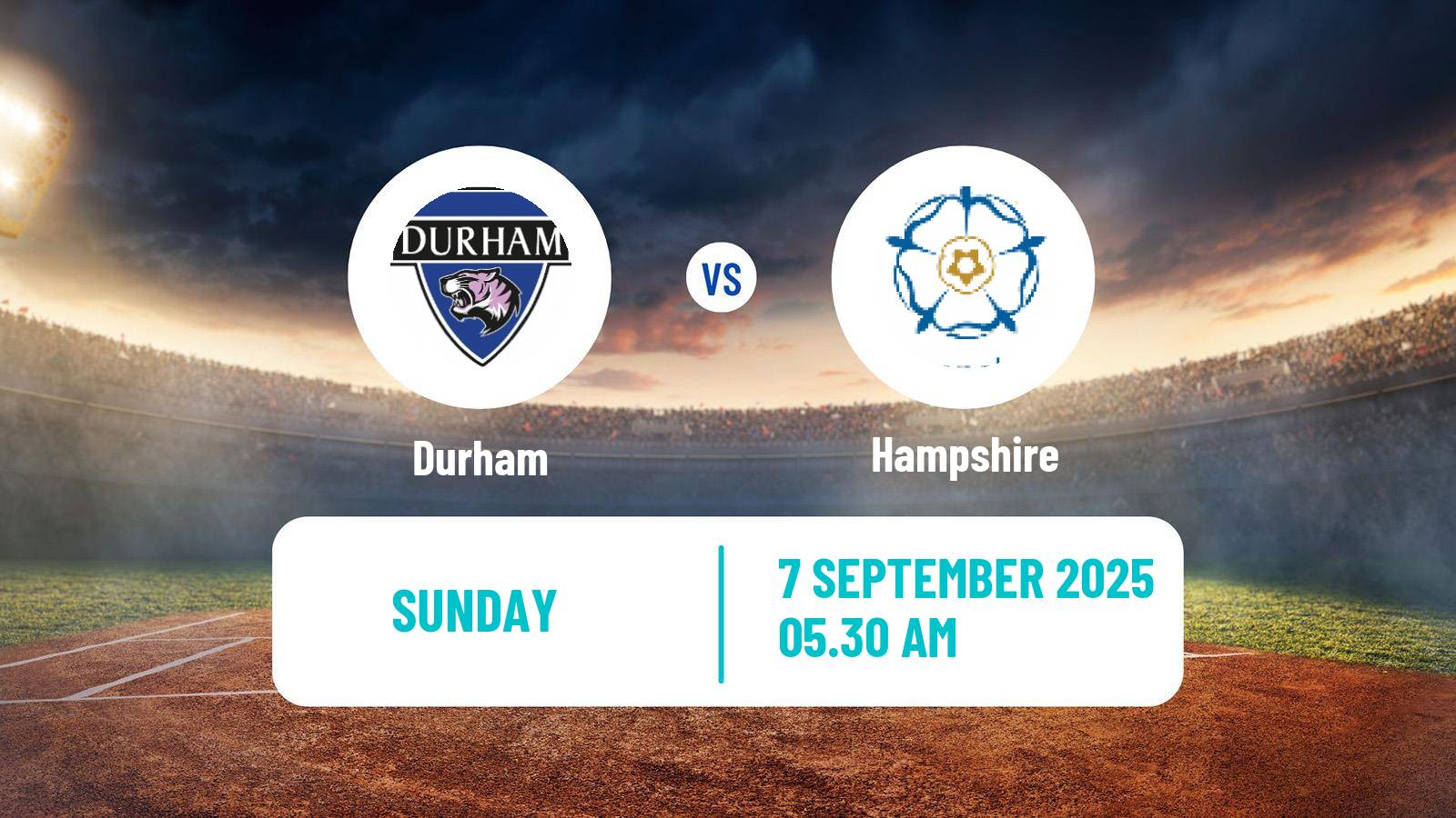 Cricket United Kingdom One Day Cup Women Durham - Hampshire