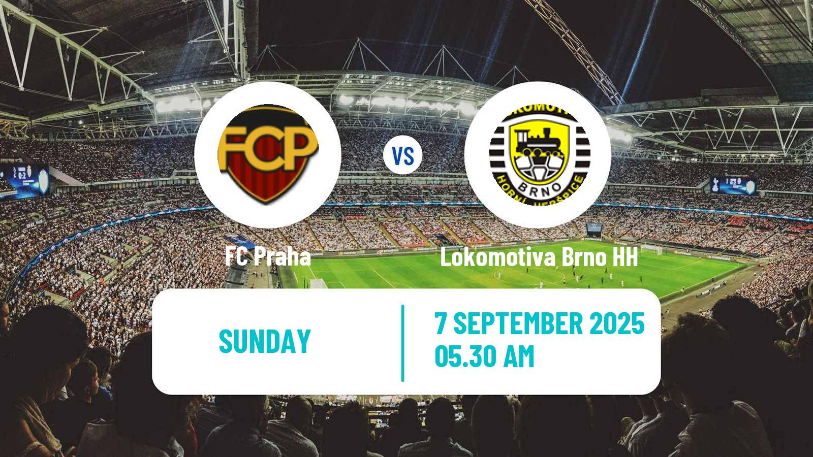 Football Czech 1 Liga Women FC Praha - Lokomotiva Brno HH