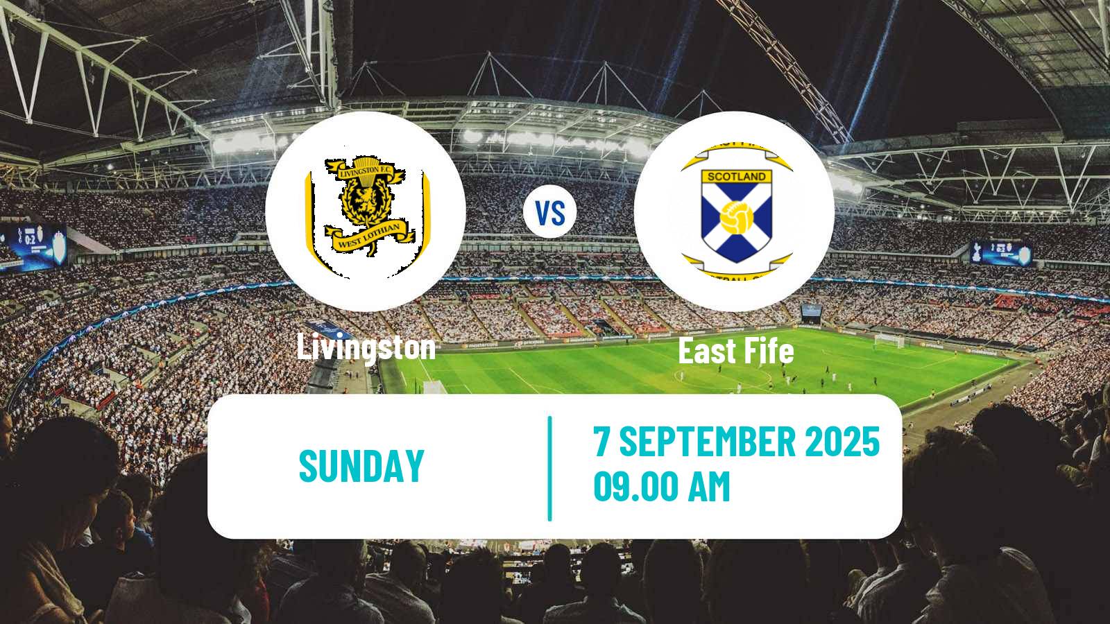 Football Scottish SWPL Cup Women Livingston - East Fife