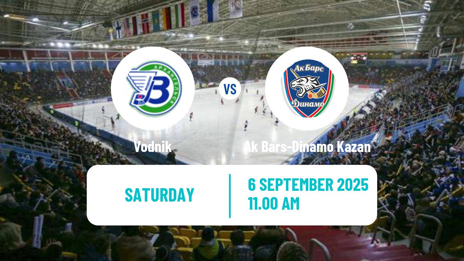 Bandy Russian Cup Bandy Vodnik - Ak Bars-Dinamo Kazan