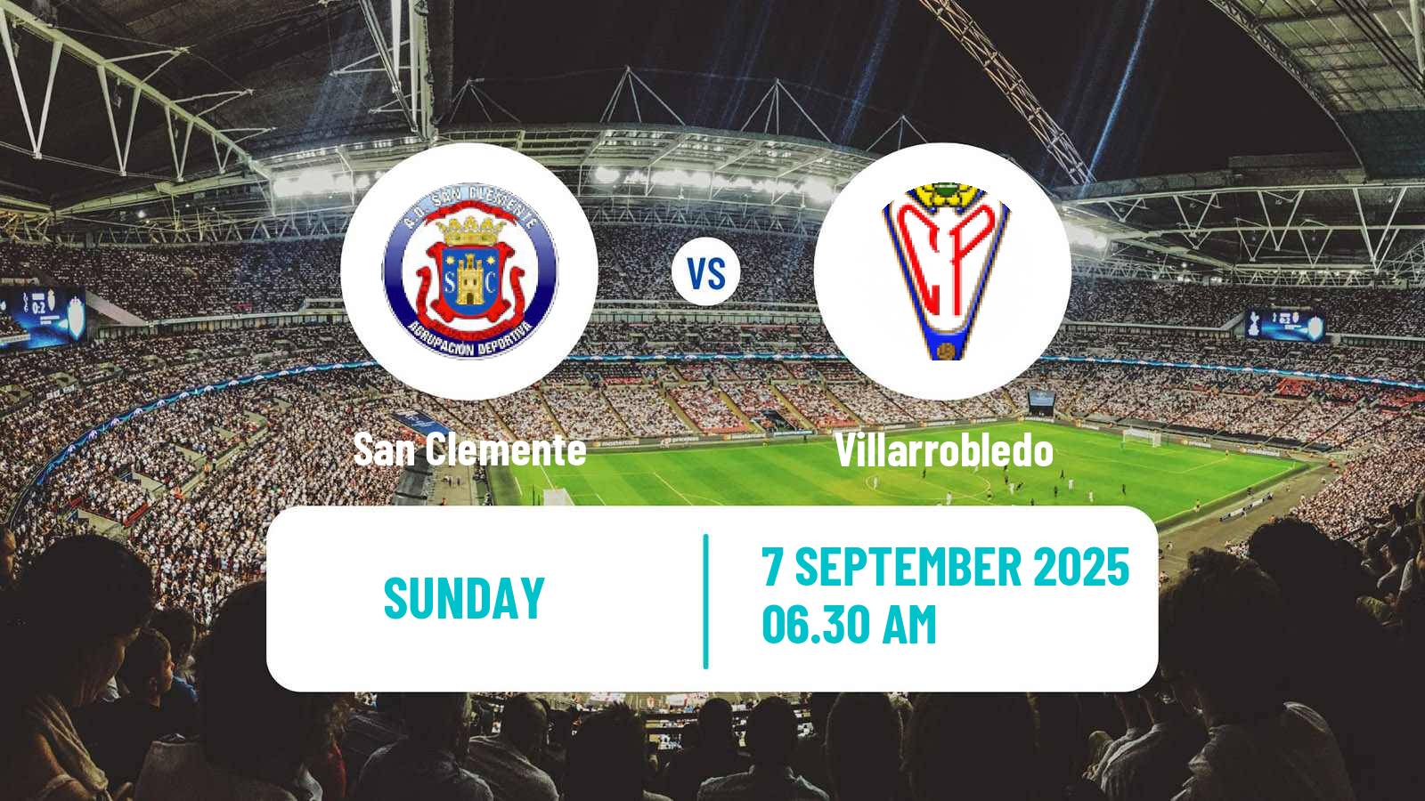 Football Spanish Tercera RFEF - Group 18 San Clemente - Villarrobledo