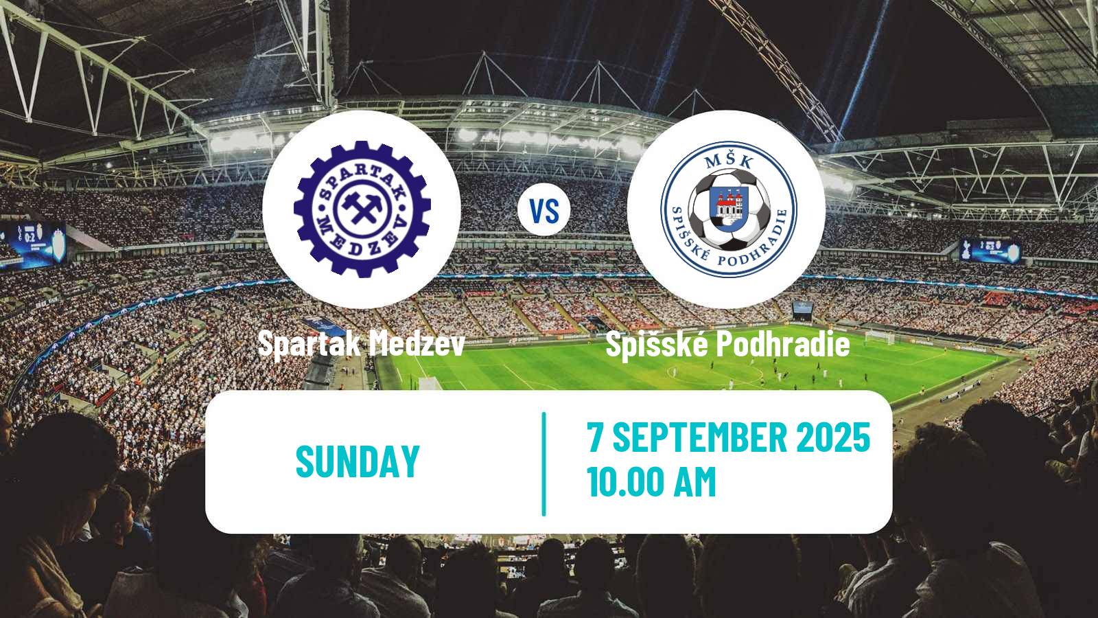 Football Slovak 3 Liga East Spartak Medzev - Spišské Podhradie