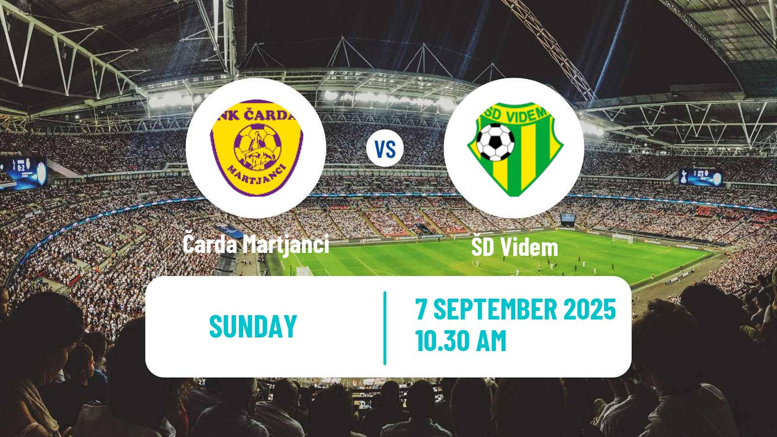 Football Slovenian 3 SNL East Čarda Martjanci - Videm