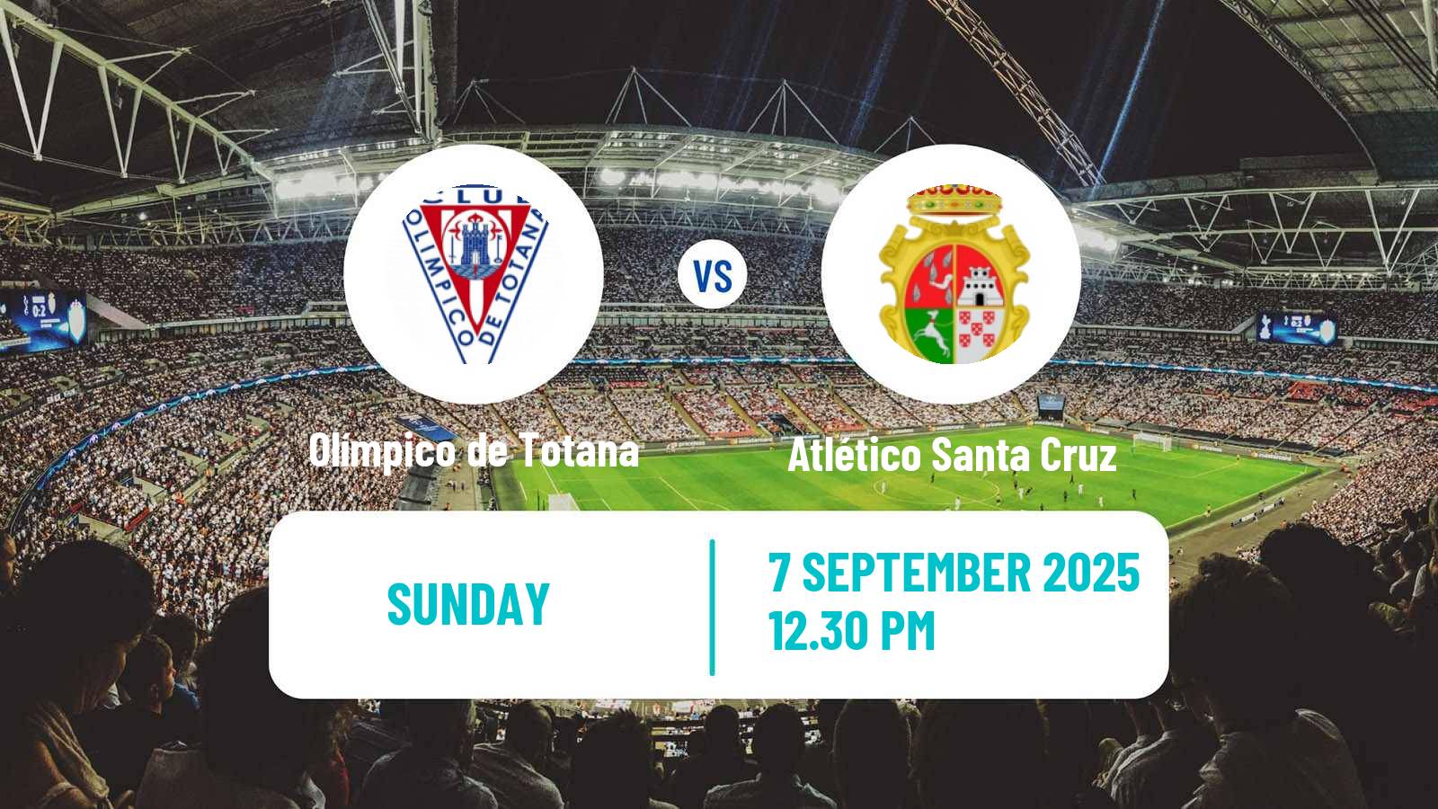 Football Spanish Tercera RFEF - Group 13 Olímpico de Totana - Atlético Santa Cruz