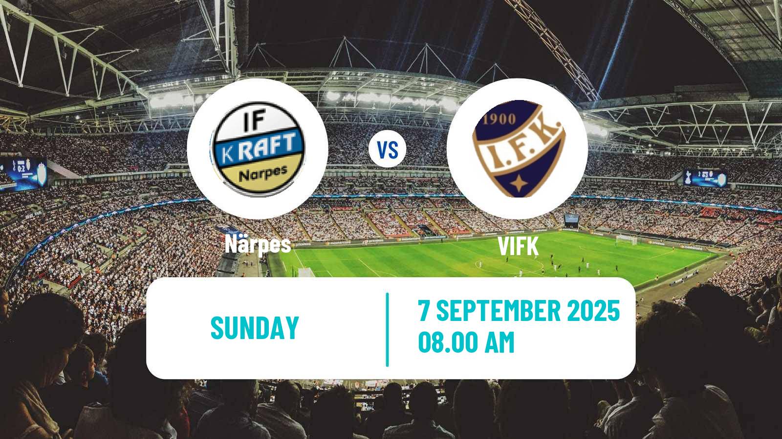 Football Finnish Kakkonen Group C Närpes - VIFK